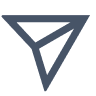 A triangle logo on a black background.